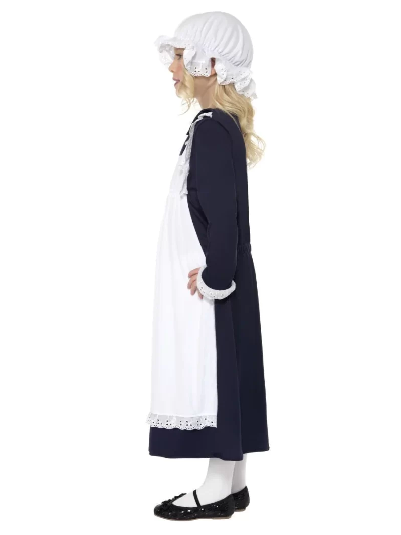 Victorian Poor Girl Childrens Fancy Dress Costume - Image 2