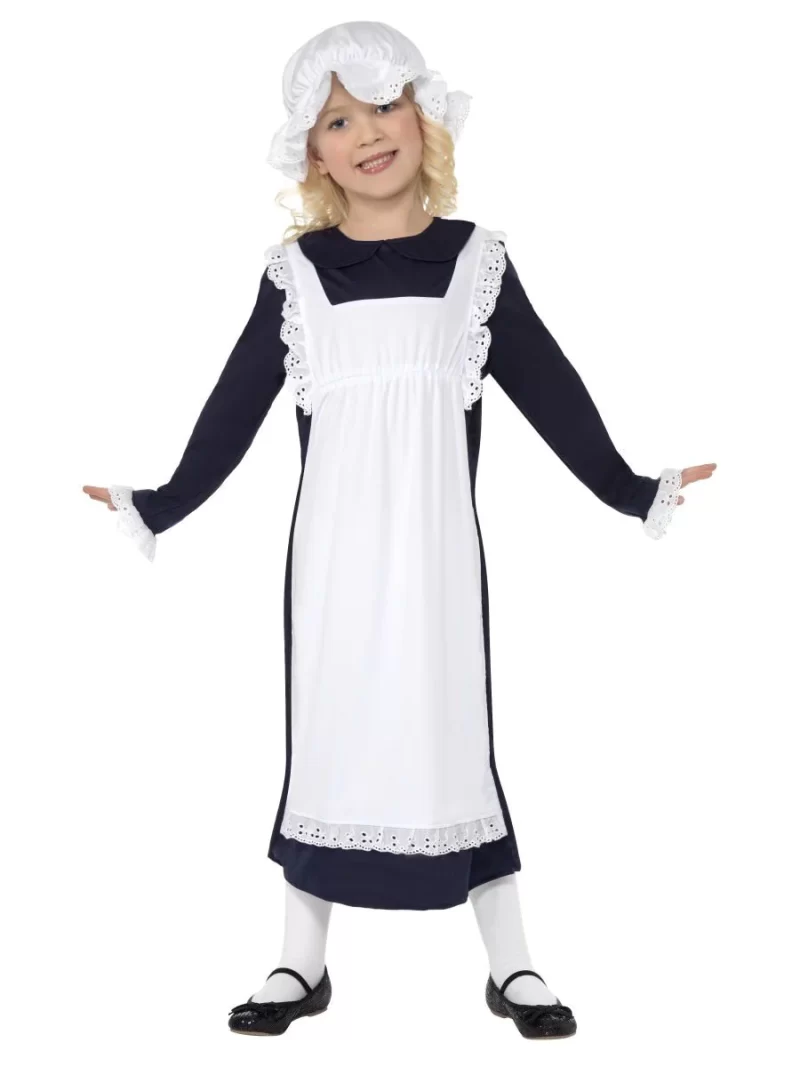 Victorian Poor Girl Childrens Fancy Dress Costume