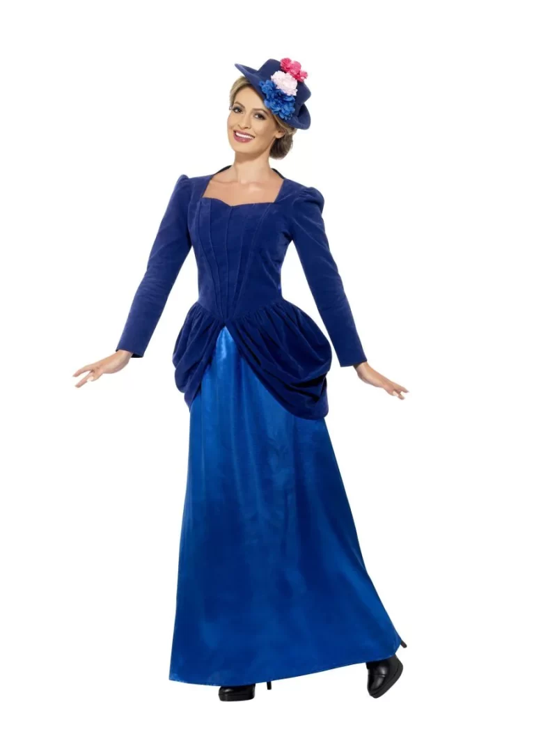 Victorian Vixen (Mary Poppins) Ladies Fancy Dress Costume