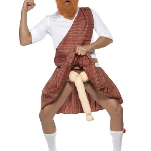 Well Hung Highlander (Scotsman) Mens Fancy Dress Costume