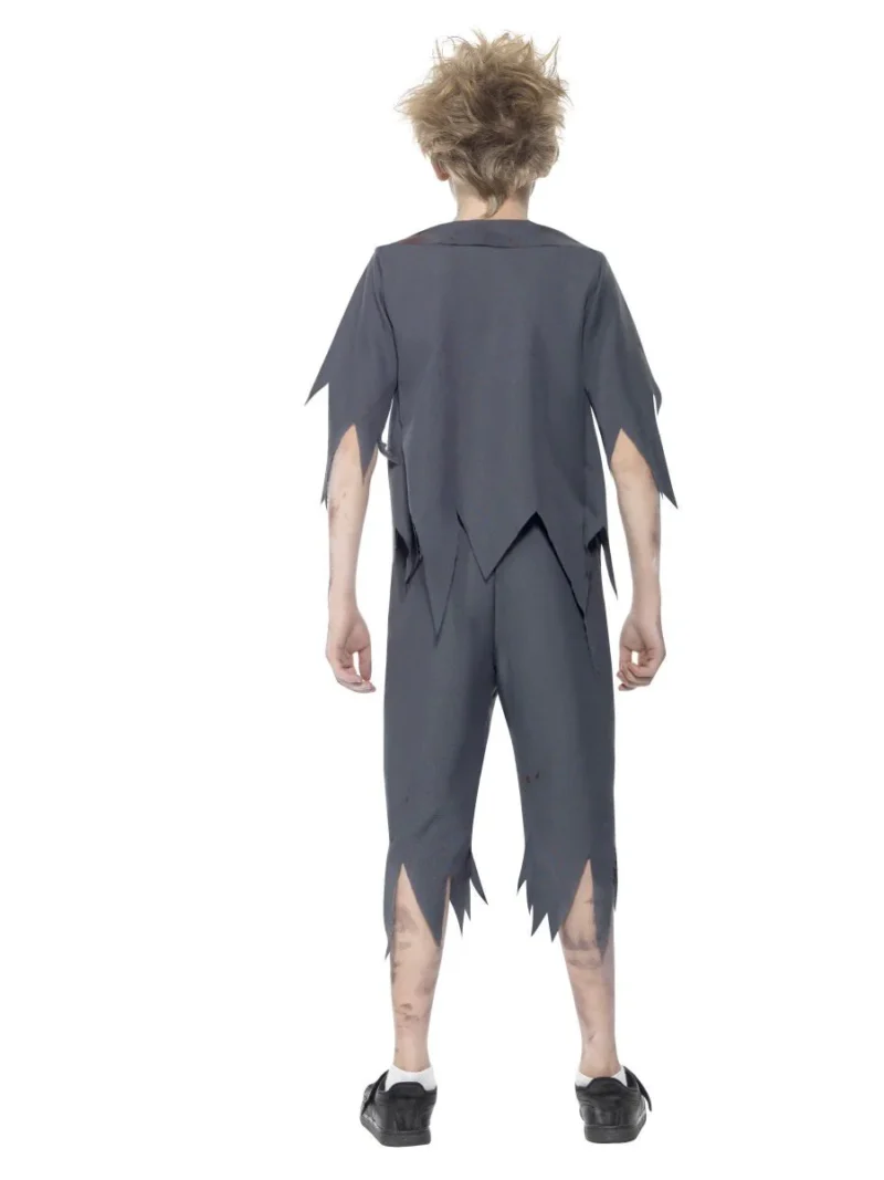 Zombie Schoolboy Children's Halloween Fancy Dress Costume - Image 3