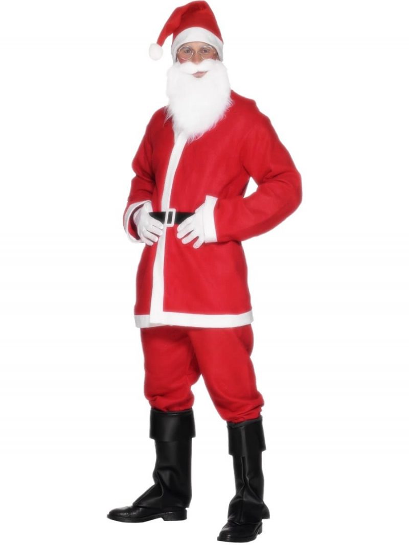 Santa Male Budget Christmas Fancy Dress Costume