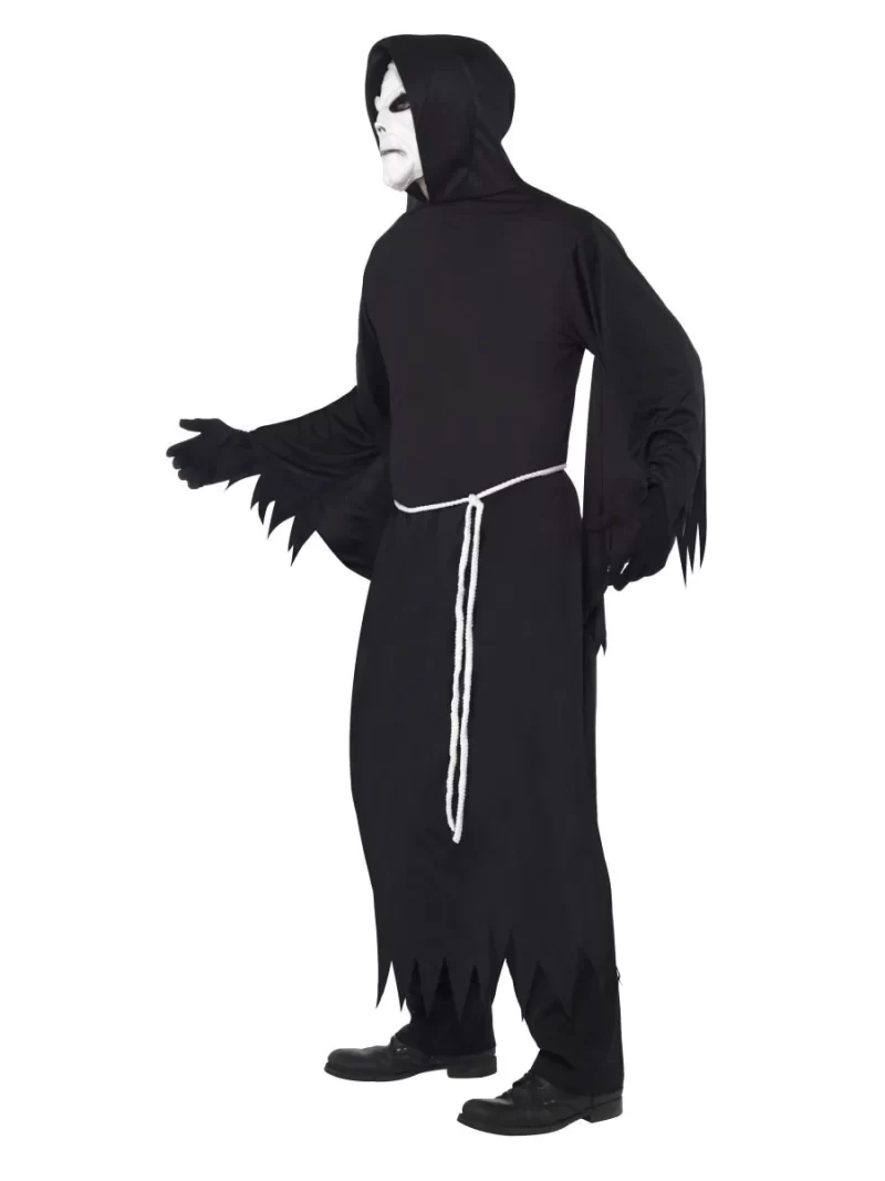 Grim Reaper with Mask Halloween Mens Fancy Dress Costume - Image 2