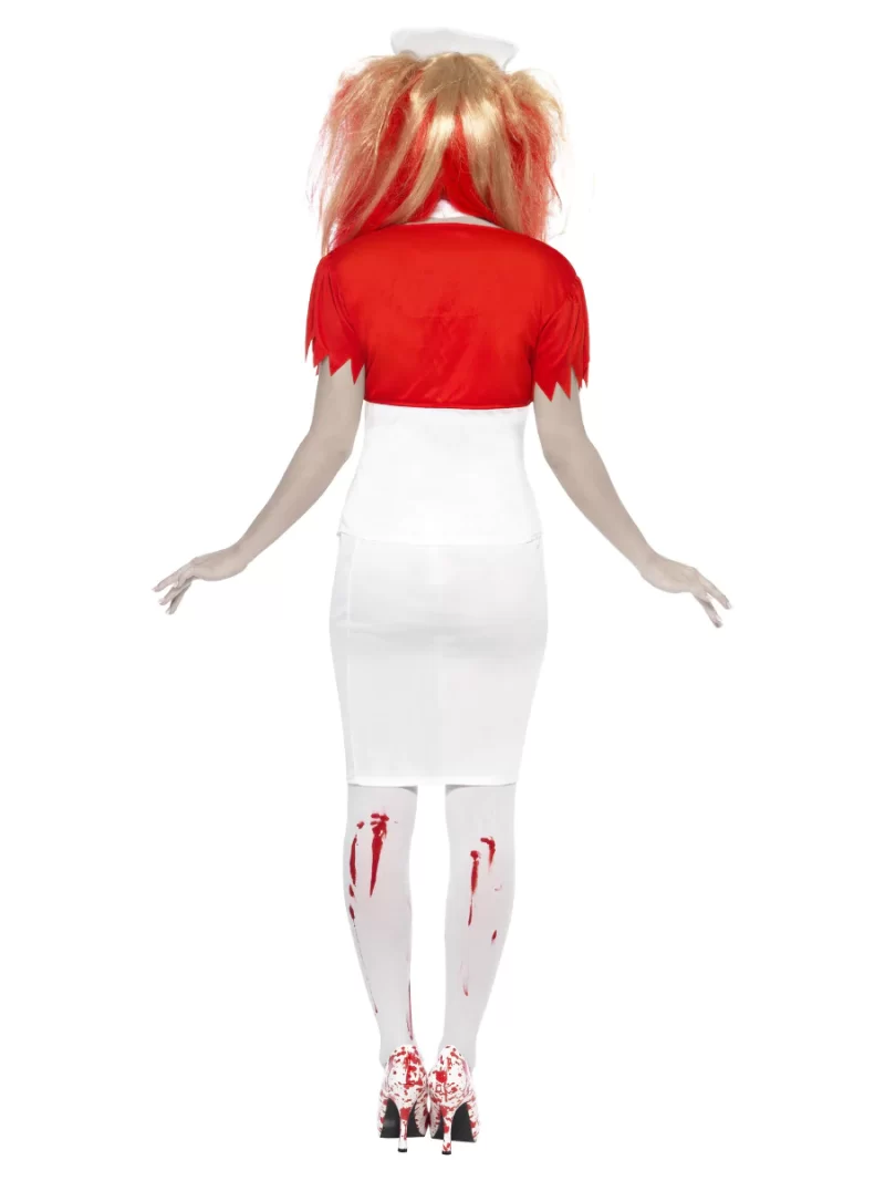 Sexy Blood Drip Nurse Ladies Halloween Fancy Dress Costume - Image 2