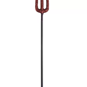 Red Glitter Devil Trident