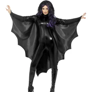 Vampire Bat Wing Cape Halloween Fancy Dress Costume