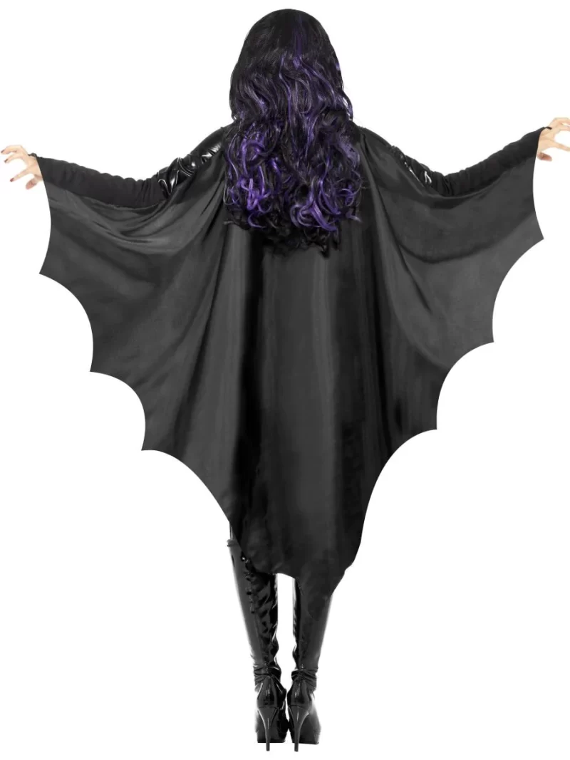 Vampire Bat Wing Cape Halloween Fancy Dress Costume - Image 2