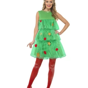 Christmas Tree Tutu Ladies Christmas Fancy Dress Costume