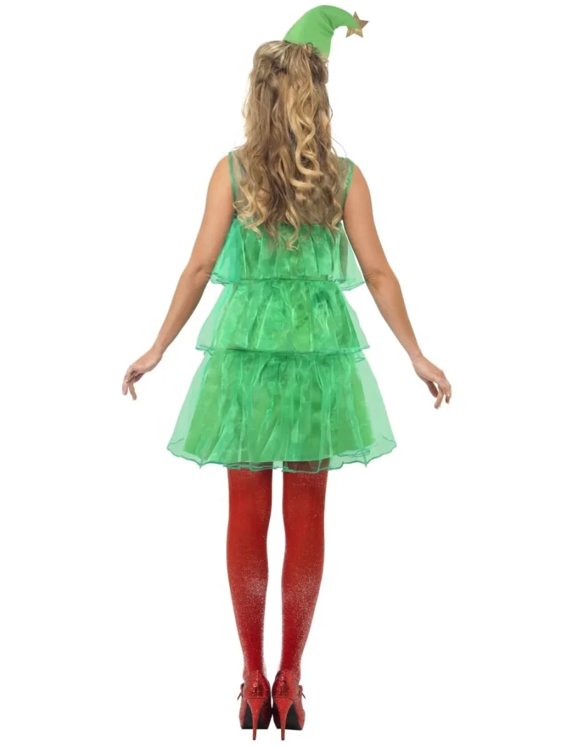 Christmas Tree Tutu Ladies Christmas Fancy Dress Costume - Image 3