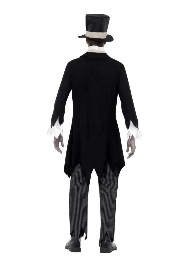 Till Death Do Us Part Zombie Groom Men's Halloween Fancy Dress Costume - Image 3