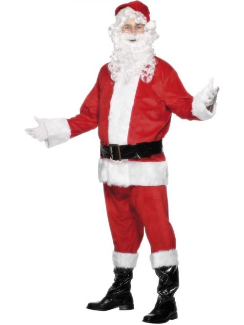 Santa Quality Male Christmas Fancy Dress Costume