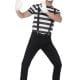 Mime Artist Men's Fancy Dress Costume