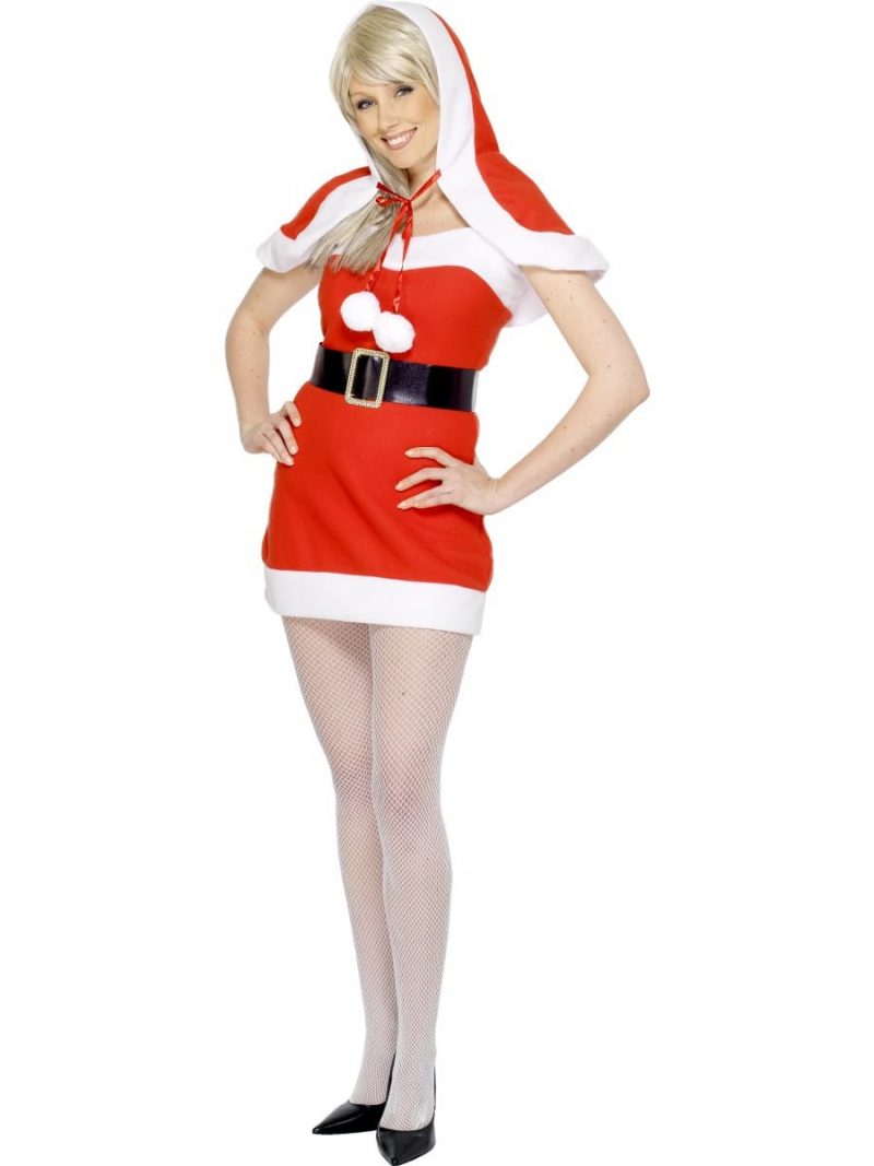 Miss Hot Santa Ladies Christmas Fancy Dress Costume