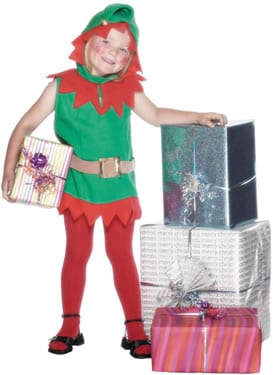 Elf Toddler Childrens Christmas Fancy Dress Costume