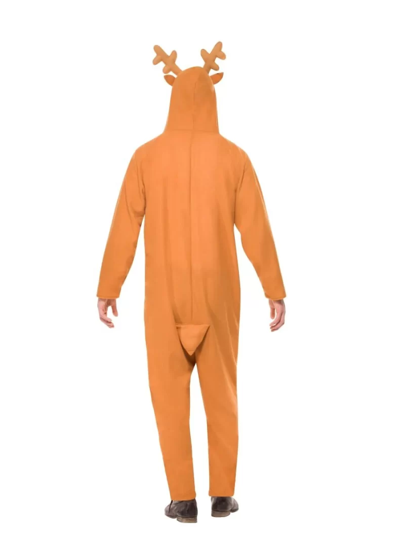 Reindeer Onesie Mens Christmas Fancy Dress Costume - Image 3
