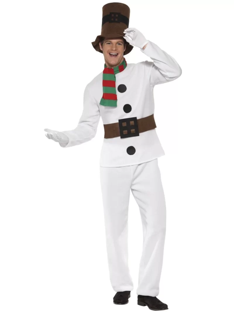 Mr Snowman Men's Christmas Fancy Dress Costume
