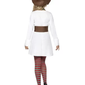 Miss Snowman Ladies Christmas Fancy Dress Costume - Image 3