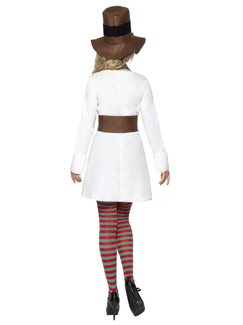 Miss Snowman Ladies Christmas Fancy Dress Costume - Image 3