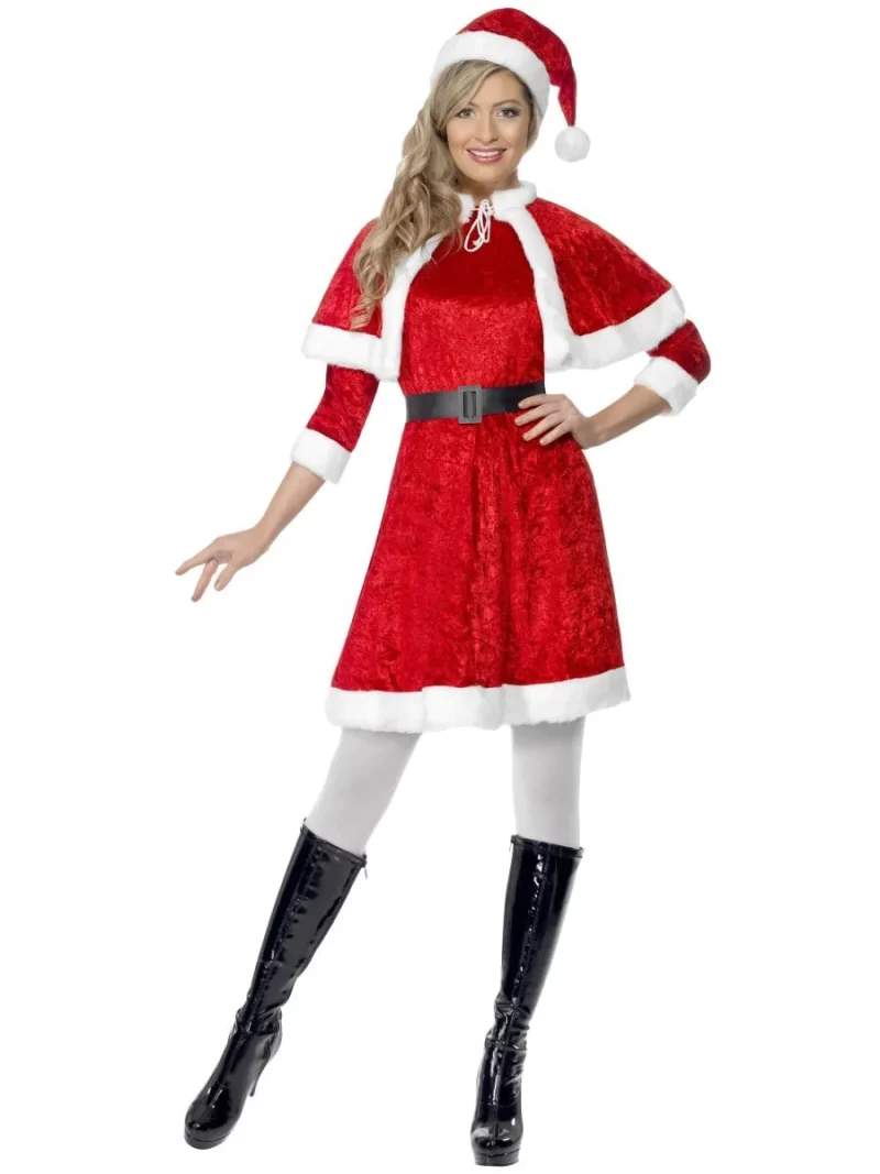 Miss Santa Ladies Christmas Fancy Dress Costume