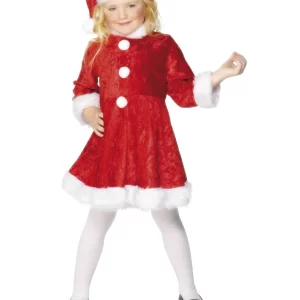 Mini Miss Santa Ladies Fancy Dress Costume