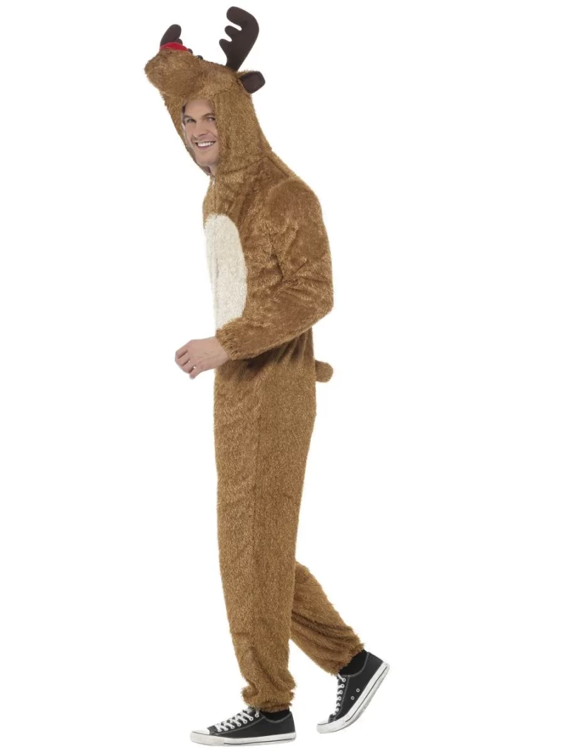 Reindeer Mens Christmas Fancy Dress Costume - Image 2