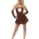Fever Collection Red Hot Reindeer Ladies Christmas Fancy Dress Costume