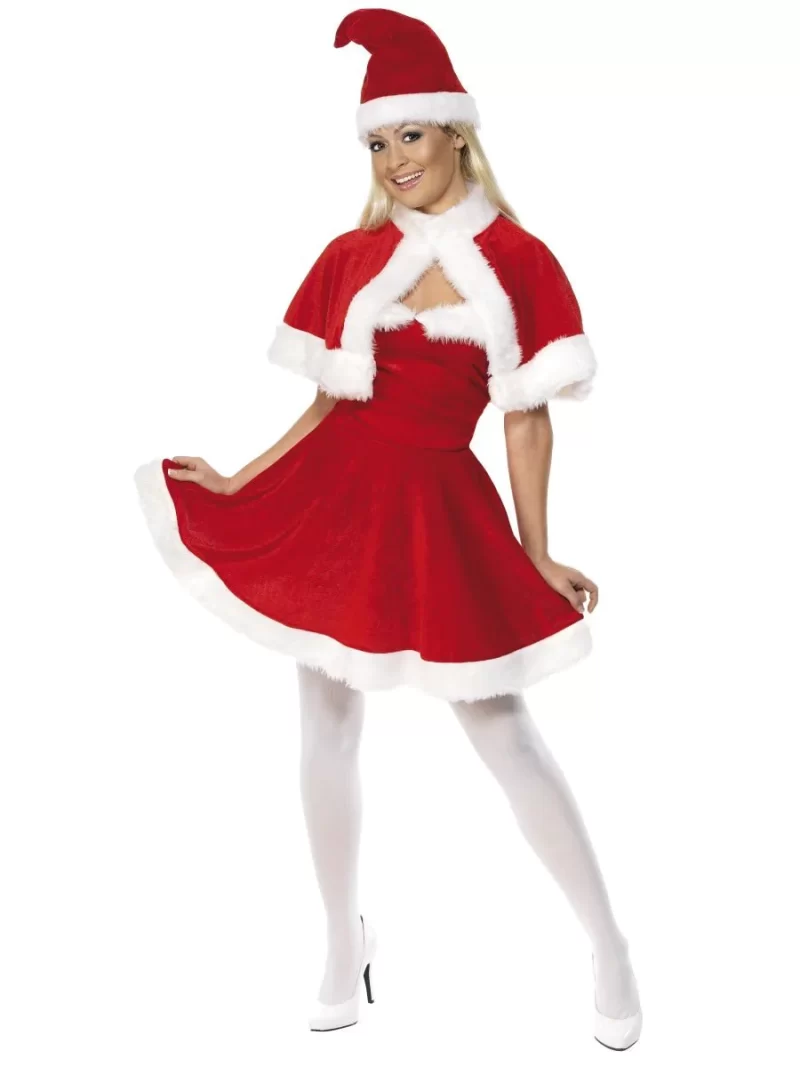 Miss Santa Ladies Christmas Fancy Dress Costume