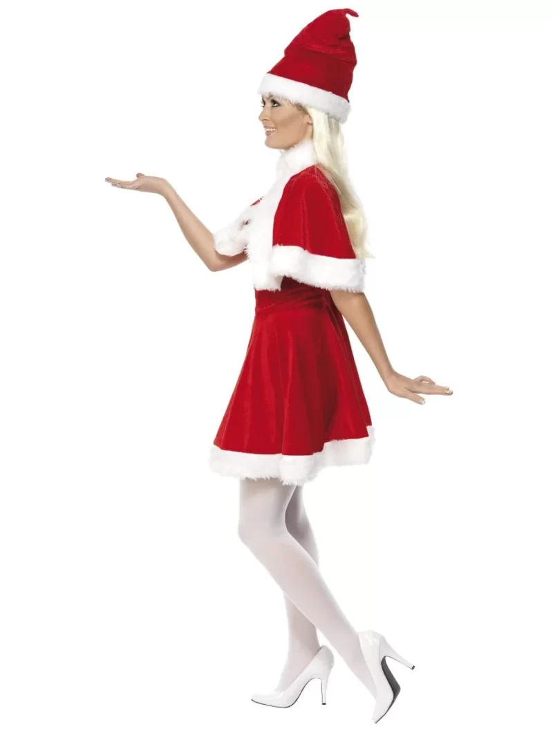 Miss Santa Ladies Christmas Fancy Dress Costume - Image 2
