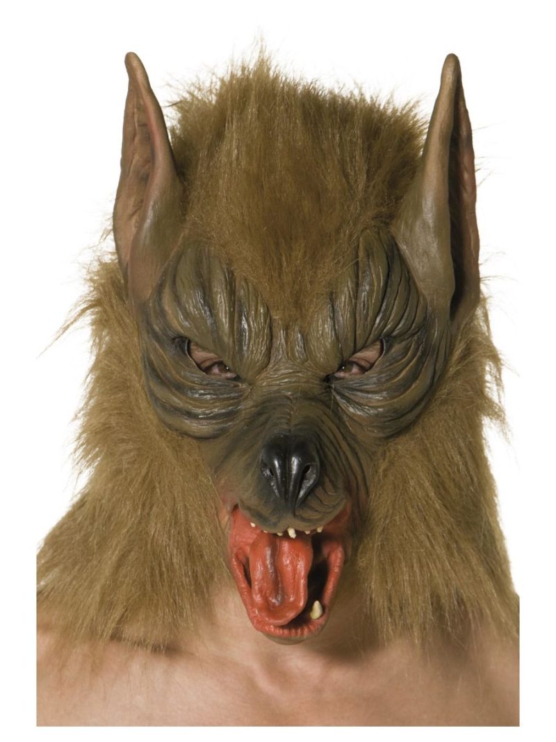 Brown Wolf Mask