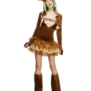 Fever Reindeer Christmas Ladies Fancy Dress Costume