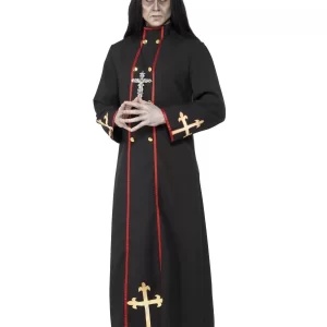 Minister/Demon of Death Halloween Mens Fancy Dress Costume