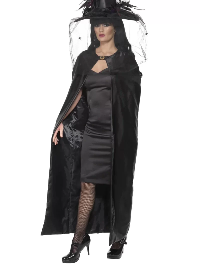 Deluxe Witches Black Cape