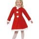 Value Santa Girl Children's Christmas Fancy Dress Costume