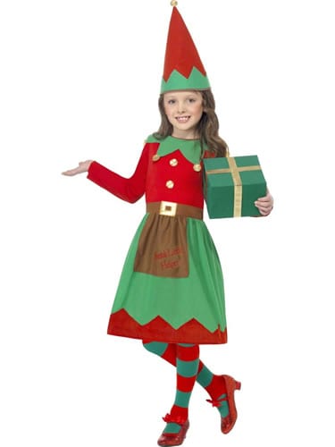 Santa's Little Helper Children's Christmas Fancy Dress Costume