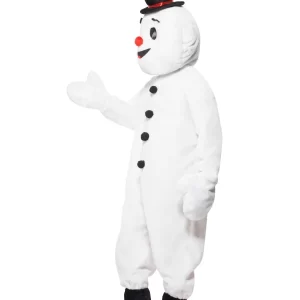 Snowman Mascot Christmas Men's Fancy Dress Costume - Image 2