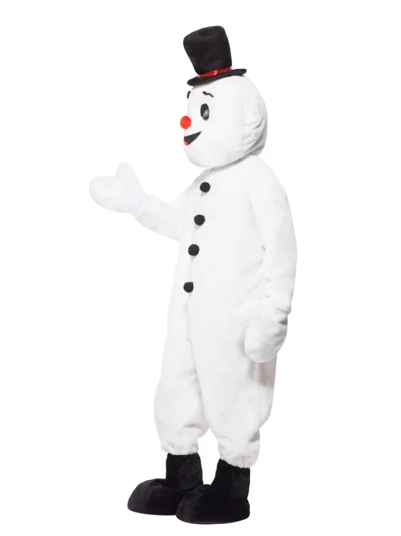 Snowman Mascot Christmas Men's Fancy Dress Costume - Image 2