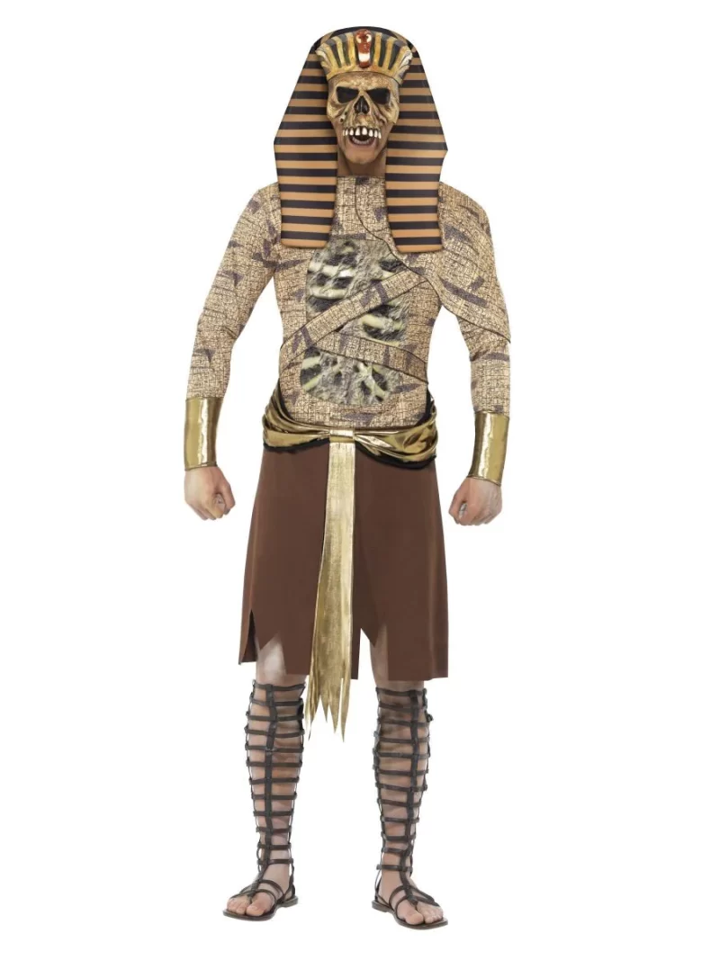 Zombie Pharaoh Men's Halloween Fancy Dress Costume
