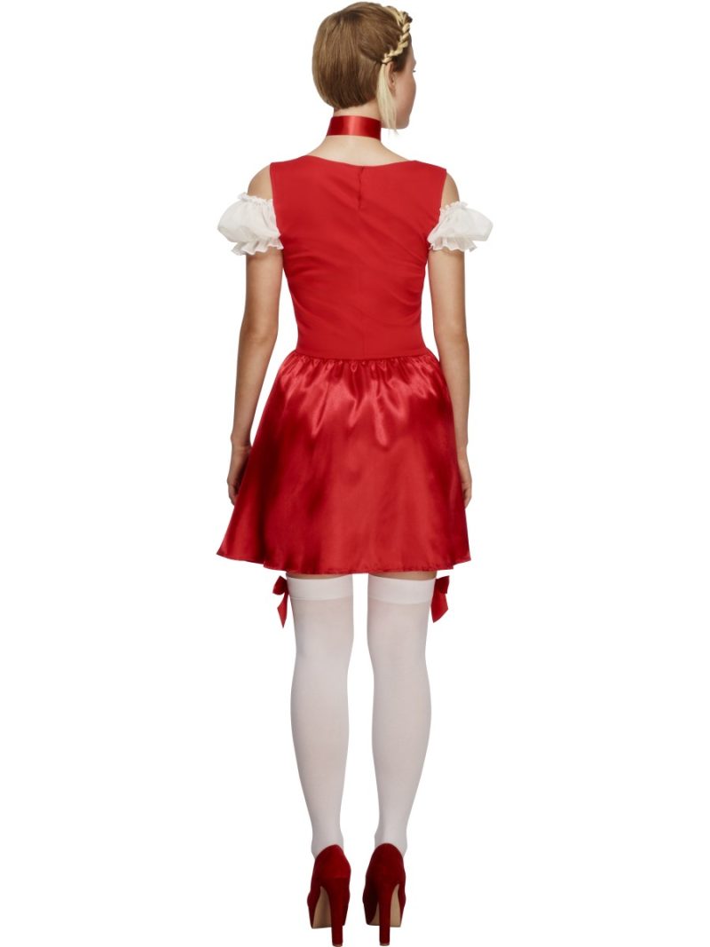 Fever Collection Christmas Dirndl Ladies Fancy Dress Costume - Image 2