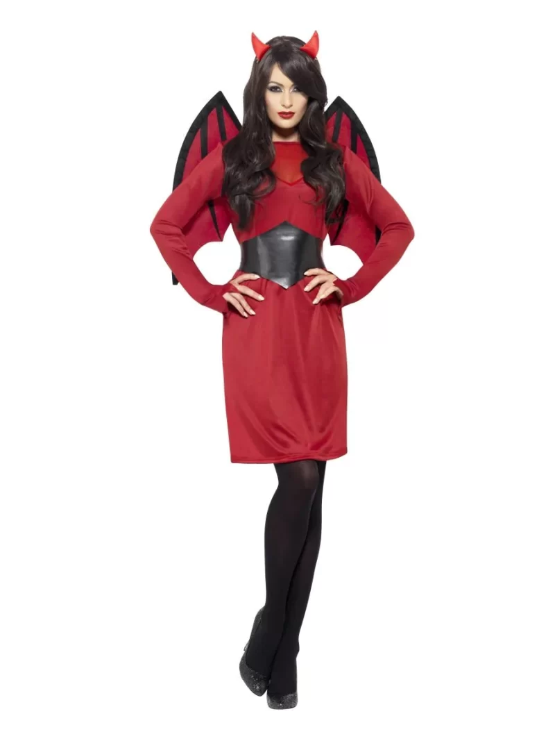 Devil Economy Ladies Halloween Fancy Dress Costume