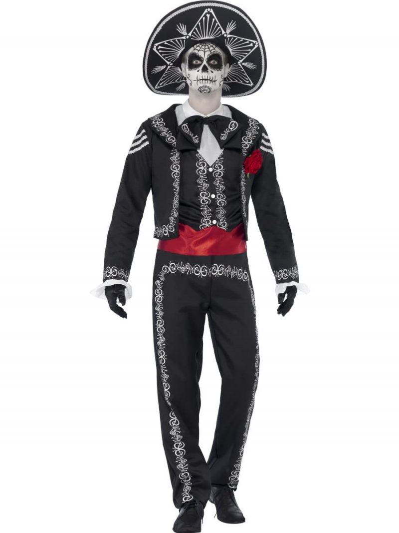 Day of the Dead Senor Bones Halloween Fancy Dress Costume