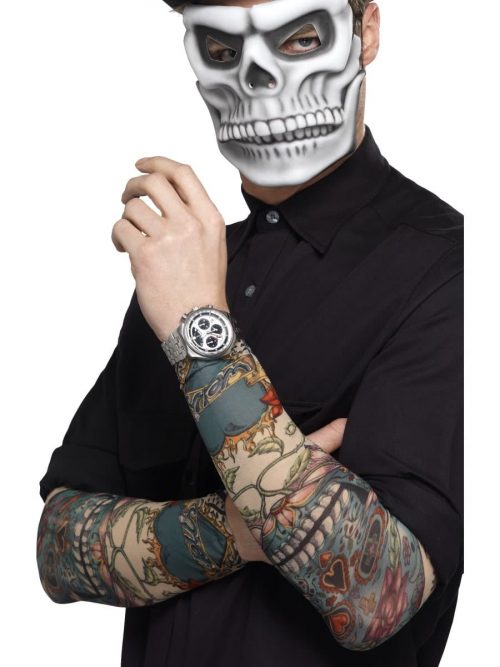 Day of the Dead Tattoo Sleeves Pair