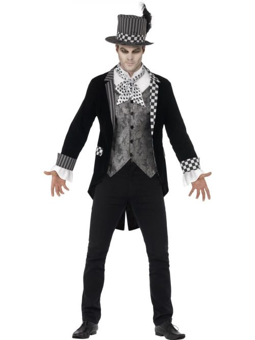 Deluxe Dark Hatter Men's Halloween Fancy Dress Costume
