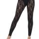 80's Black Lace Leggings