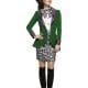 Fever Eccentric Hatter Ladies Halloween Fancy Dress Costume