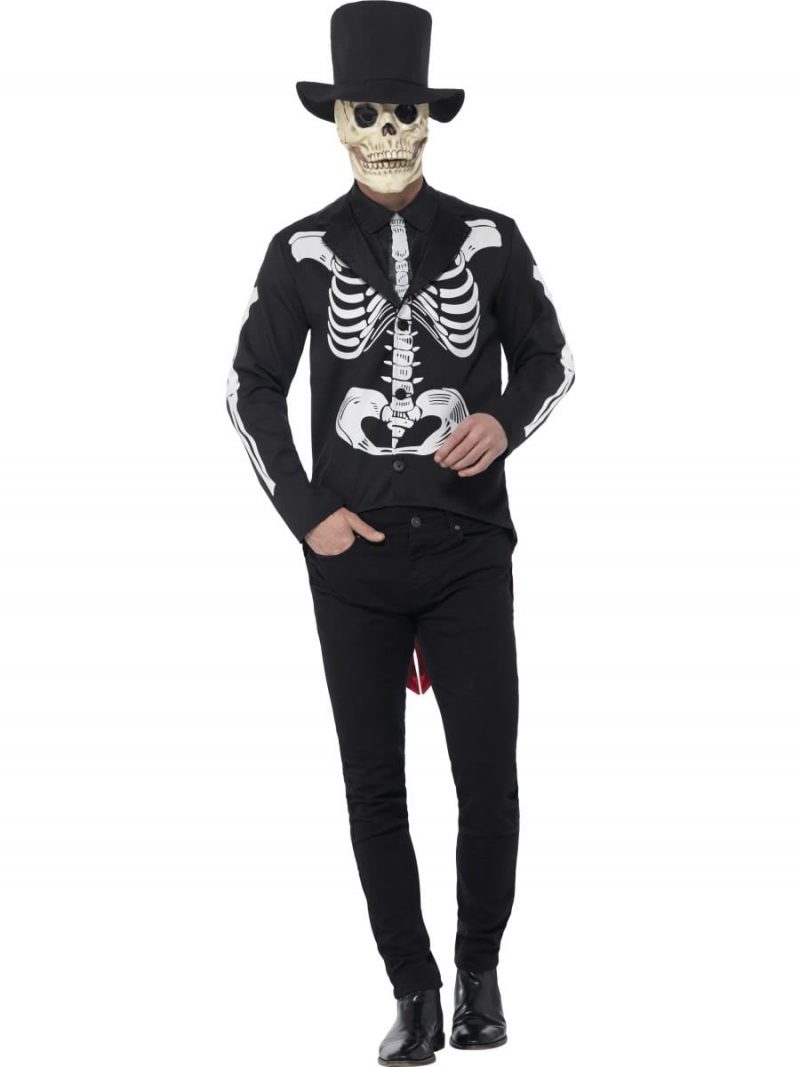 Day of the Dead Señor Skeleton Men's Halloween Fancy Costume