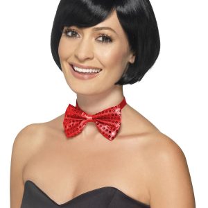 Sequin Bowtie Red - Image 2