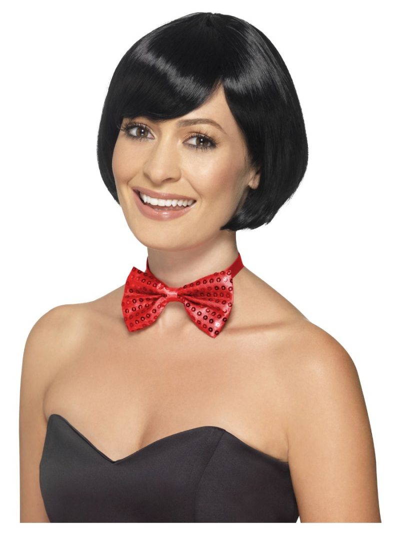 Sequin Bowtie Red - Image 2