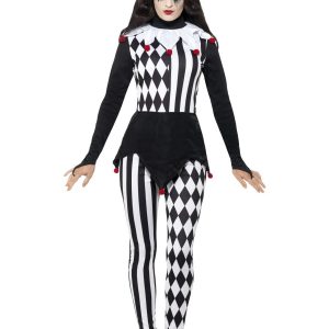 Jester Ladies Halloween Fancy Dress Costume