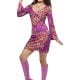 Woodstock Hippie Chick Ladies Fancy Dress Costume