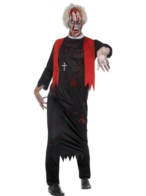 Zombie High Priest Men's Halloween Fancy Dress Costume